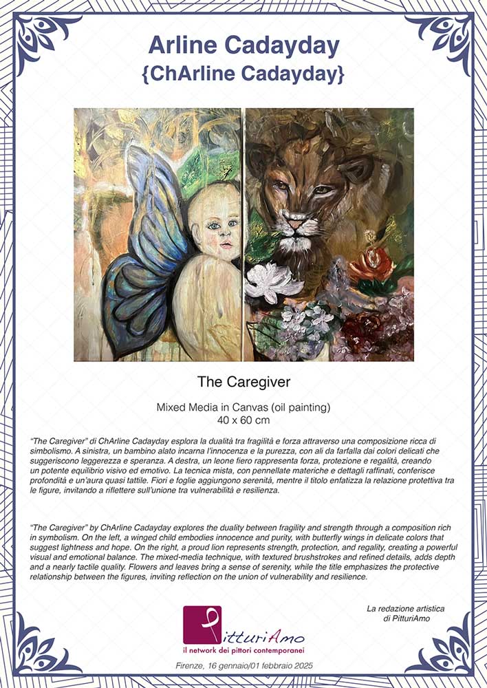Art Critique on the Work "The Caregiver" by Contemporary Artist Arline Cadayday