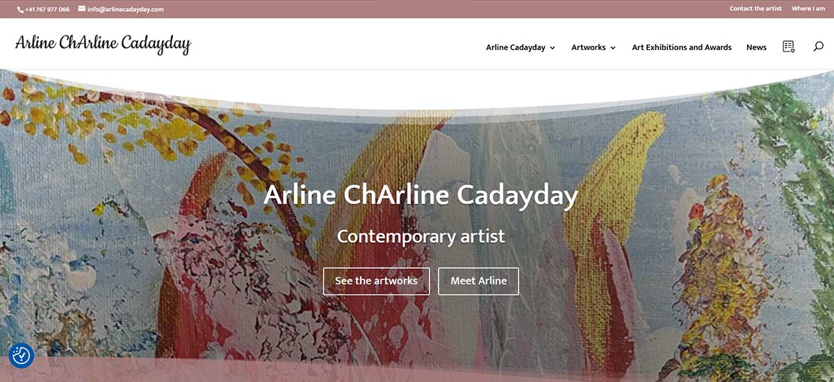 The website of the Arline ChArline Cadayday